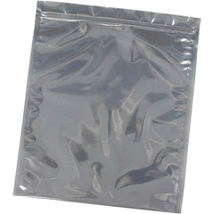 Made in USA - 12" Long x 12" Wide, 3 mil Thick, Self Seal Recloseable Zip Top Static Protection Bag - Transparent, Standard Grade - USA Tool & Supply