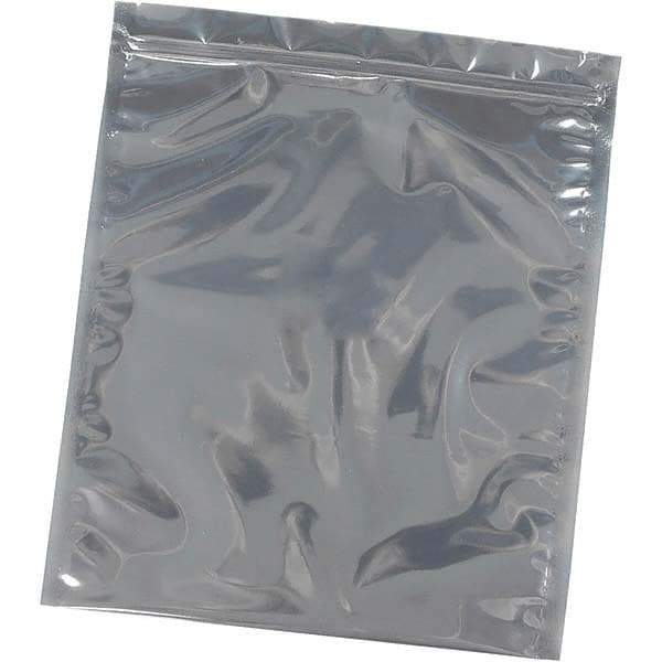 Made in USA - 5" Long x 3" Wide, 3 mil Thick, Self Seal Recloseable Zip Top Static Protection Bag - Transparent, Standard Grade - USA Tool & Supply