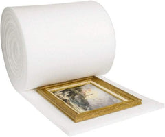 Made in USA - 36' Long x 36" Wide x 1" Thick, Foam Roll - White - USA Tool & Supply