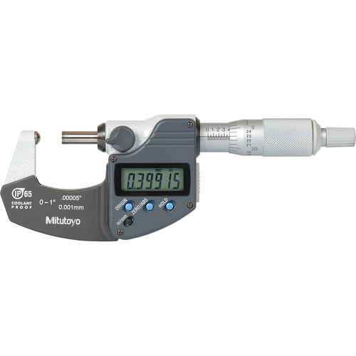 0-1″ / 0-25.4 mm Measuring Range-0.00005″ / 0.001 mm Resolution - Ratchet Thimble - Carbide Face - Ball Anvil Tube Micrometer - USA Tool & Supply