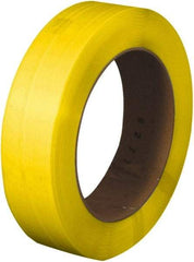Made in USA - 7,200' Long x 1/2" Wide, Coil Case Polypropylene Strapping - 500 Lb Capacity, 0.022" Thick - USA Tool & Supply