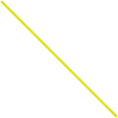 Made in USA - 7" Long, Bag Tie - Yellow - USA Tool & Supply