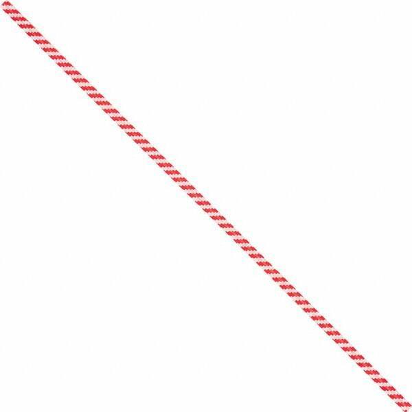 Made in USA - 9" Long, Bag Tie - Red/White - USA Tool & Supply