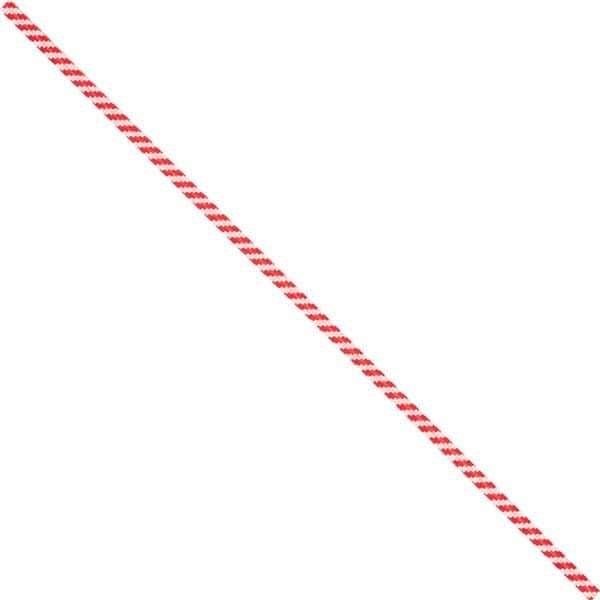 Made in USA - 8" Long, Bag Tie - Red/White - USA Tool & Supply