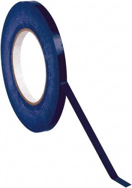 Value Collection - 180 Yd Long, Bag Tape - Dark Blue - USA Tool & Supply