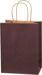 Made in USA - Kraft Grocery Bag - 8 x 4-1/2 x 10-1/4, Brown - USA Tool & Supply