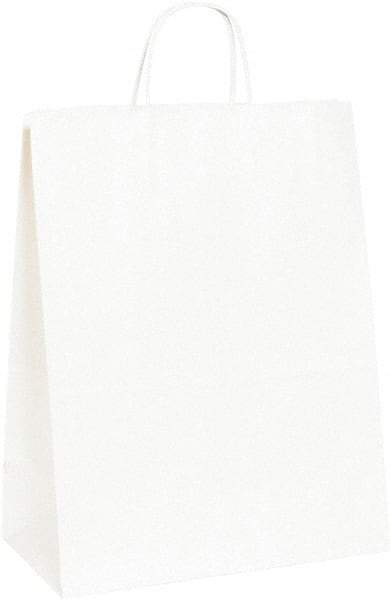 Made in USA - Kraft Grocery Bag - 13 x 7 x 17, White - USA Tool & Supply