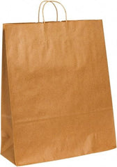 Made in USA - Kraft Grocery Bag - 16 x 6 x 19-1/4, Kraft - USA Tool & Supply
