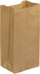Made in USA - Kraft Grocery Bag - 4-3/4 x 2-15/16 x 8-9/16, Kraft - USA Tool & Supply