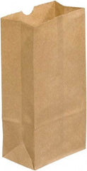 Made in USA - Kraft Grocery Bag - 3 x 1-7/8 x 5-7/8, Kraft - USA Tool & Supply
