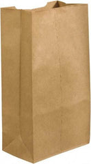 Made in USA - Kraft Grocery Bag - 12 x 7 x 21-3/4, Kraft - USA Tool & Supply
