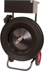 Made in USA - Strapping Dispensers & Carts Type: Heavy-Duty Oscillated Coil Dispenser For Use With: Oscililated Wound Plastic or Steel Strap - USA Tool & Supply