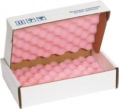 Made in USA - 12" Long x 8" Wide, Antistatic Foam Shippers - Pink & White, Standard Grade - USA Tool & Supply