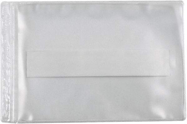 Superscan - 50 Piece Clear Press-On Vinyl Envelope - 9" High x 12" Wide - USA Tool & Supply