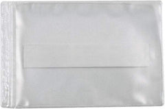 Superscan - 50 Piece Clear Press-On Vinyl Envelope - 9" High x 12" Wide - USA Tool & Supply