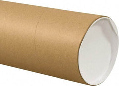 Made in USA - 6" Diam x 30" Long Round Jumbo Mailing Tubes - 1 Wall, Kraft (Color) - USA Tool & Supply