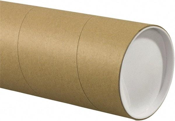 Made in USA - 5" Diam x 26" Long Round Jumbo Mailing Tubes - 1 Wall, Kraft (Color) - USA Tool & Supply