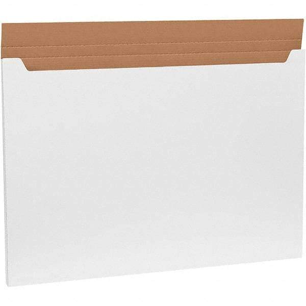 Made in USA - 26" Wide x 38" Long x 1" High Rectangle Crush Proof Mailers - 1 Wall, White - USA Tool & Supply