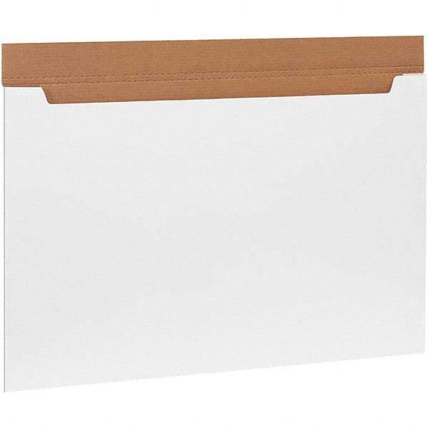Made in USA - 24" Wide x 36" Long x 2-1/2" High Rectangle Crush Proof Mailers - 1 Wall, White - USA Tool & Supply