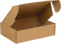 Made in USA - 12" Wide x 16" Long x 4" High Rectangle Crush Proof Mailers - 1 Wall, Kraft (Color) - USA Tool & Supply