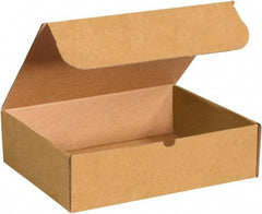 Made in USA - 11-1/4" Wide x 14-1/4" Long x 4" High Rectangle Crush Proof Mailers - 1 Wall, Kraft (Color) - USA Tool & Supply
