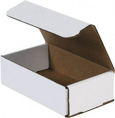 Made in USA - 6" Wide x 8" Long x 3" High Rectangle Crush Proof Mailers - 1 Wall, White - USA Tool & Supply