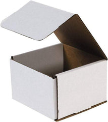 Made in USA - 7" Wide x 7" Long x 3" High Rectangle Crush Proof Mailers - 1 Wall, White - USA Tool & Supply