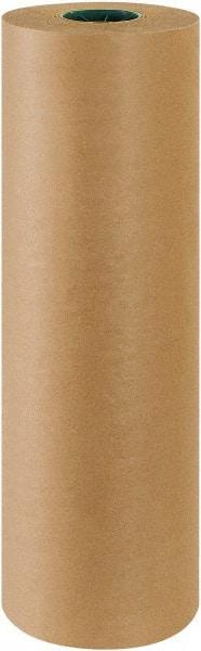 Made in USA - 600' Long x 24" Wide Roll of Kraft Paper with 10# Gloss Polyethylene - 50 Lb Paper Weight - USA Tool & Supply