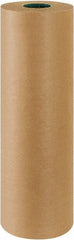 Made in USA - 600' Long x 24" Wide Roll of Kraft Paper with 10# Gloss Polyethylene - 50 Lb Paper Weight - USA Tool & Supply