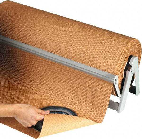 Made in USA - 300' Long x 48" Wide Roll of Indented Kraft Paper - 60 Lb Paper Weight - USA Tool & Supply