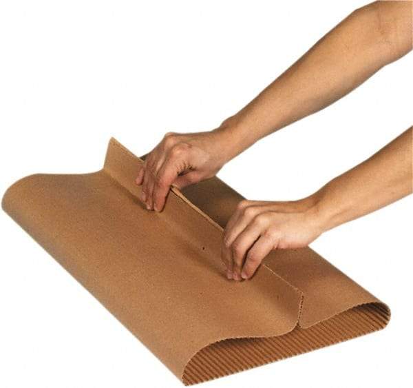 Made in USA - 25' Long x 18" Wide Roll of Singleface Corrugated - USA Tool & Supply