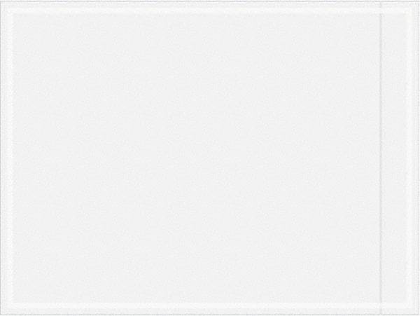Value Collection - 1,000 Piece, 4-1/2" Long x 6" Wide, Packing List Envelope - Unprinted, Clear - USA Tool & Supply