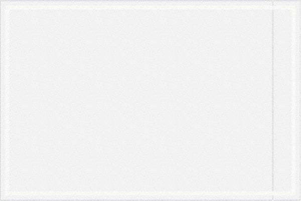 Value Collection - 1,000 Piece, 3" Long x 4-1/2" Wide, Packing List Envelope - Unprinted, Clear - USA Tool & Supply