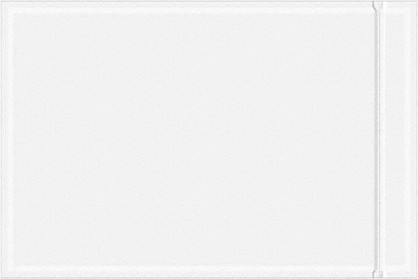 Value Collection - 1,000 Piece, 4" Long x 6" Wide, Packing List Envelope - Unprinted, Clear - USA Tool & Supply