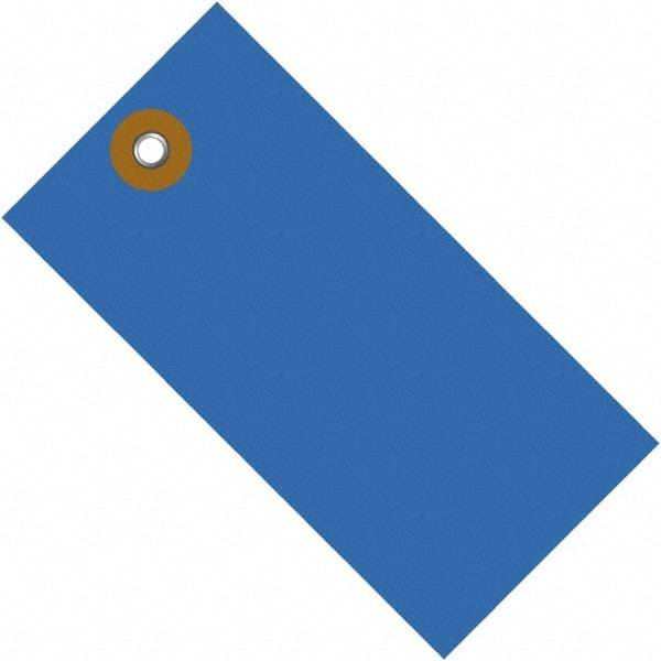 Dupont - 3-1/4" High x 1-5/8" Long, Safety & Facility Blank Tag - Blue Spunbonded Olefin - USA Tool & Supply