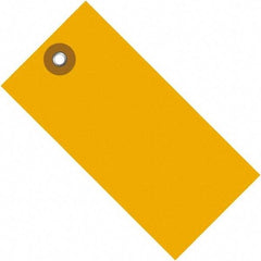 Dupont - 3-1/4" High x 1-5/8" Long, Safety & Facility Blank Tag - Orange Spunbonded Olefin - USA Tool & Supply