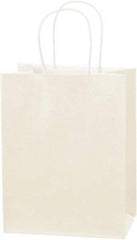 Made in USA - Kraft Grocery Bag - 8 x 4-1/2 x 10-1/4, French Vanilla - USA Tool & Supply