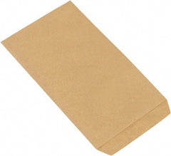 Made in USA - Kraft Grocery Bag - 6-1/4 x 9-1/4, Kraft - USA Tool & Supply