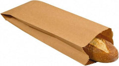 Made in USA - Kraft Grocery Bag - 4-1/2 x 2-1/2 x 16, Kraft - USA Tool & Supply