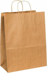 Made in USA - Kraft Grocery Bag - 13 x 7 x 17, Kraft - USA Tool & Supply