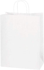 Made in USA - Kraft Grocery Bag - 10 x 5 x 13, White - USA Tool & Supply