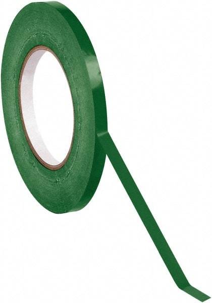 Value Collection - 180 Yd Long, Bag Tape - Dark Green - USA Tool & Supply