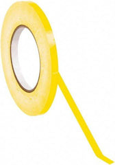 Value Collection - 180 Yd Long, Bag Tape - Yellow - USA Tool & Supply