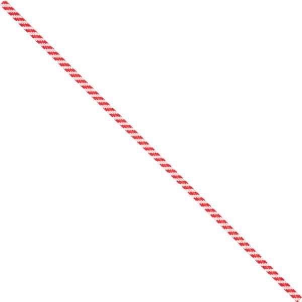 Made in USA - 6" Long, Bag Tie - Red/White - USA Tool & Supply