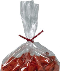 Made in USA - 7" Long, Bag Tie - Red - USA Tool & Supply