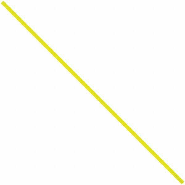 Made in USA - 6" Long, Bag Tie - Yellow - USA Tool & Supply