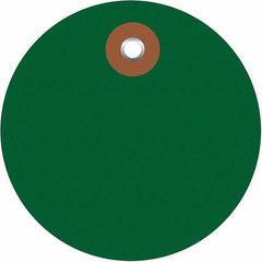 Made in USA - Safety & Facility Blank Tag - Green Vinyl - USA Tool & Supply