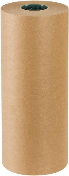 Made in USA - 600' Long x 18" Wide Roll of Kraft Paper with 10# Gloss Polyethylene - 50 Lb Paper Weight - USA Tool & Supply