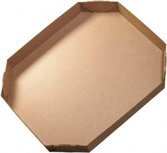 Made in USA - 38" Wide x 46" Long x 6" High Heavy Duty Corrugated Box - 1 Wall, Kraft (Color), 95 Lb Capacity - USA Tool & Supply