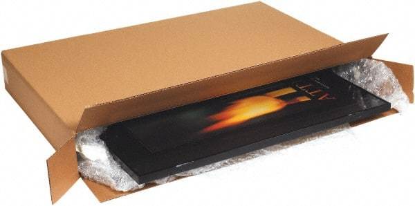 Made in USA - 6" Wide x 44" Long x 35" High Rectangle Corrugated Shipping Box - 1 Wall, Kraft (Color), 95 Lb Capacity - USA Tool & Supply